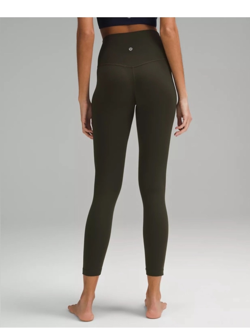 Lululemon align high rise leggings dark olive 6